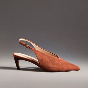 NWT Anthropologie kitten suede heel